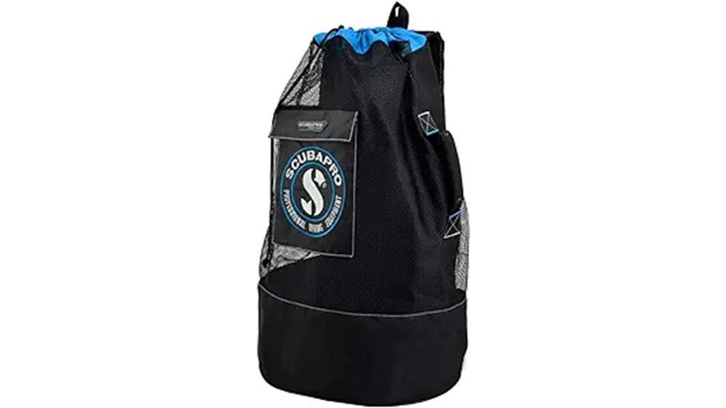 durable mesh backpack for scuba gear
