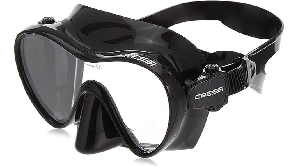 frameless scuba mask by cressi